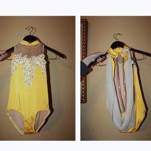 Custom Dance Costume Yellow